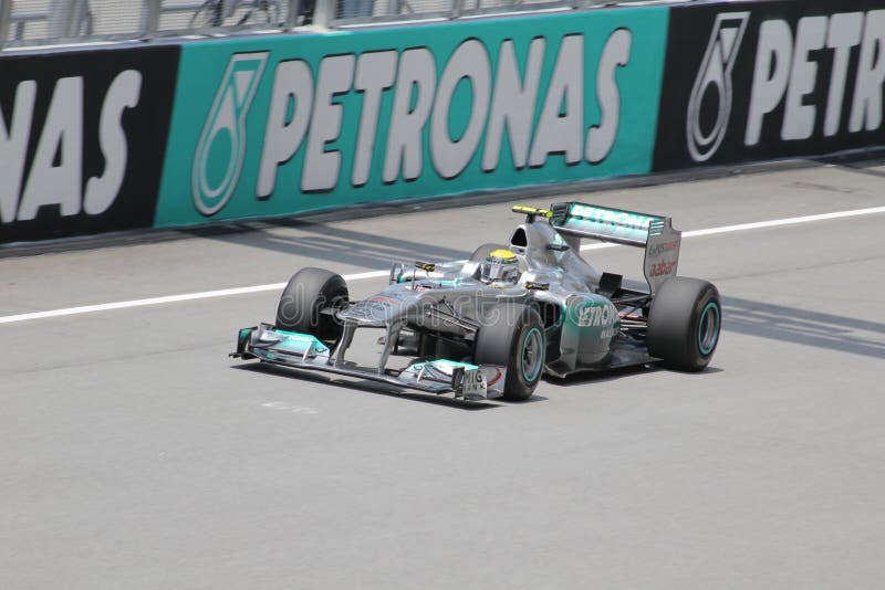Nico Rosberg na ação