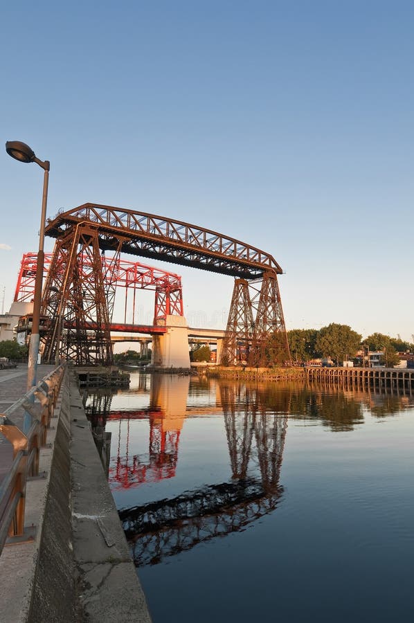 Nicolas Avellaneda steel bridge at Buenos Aires