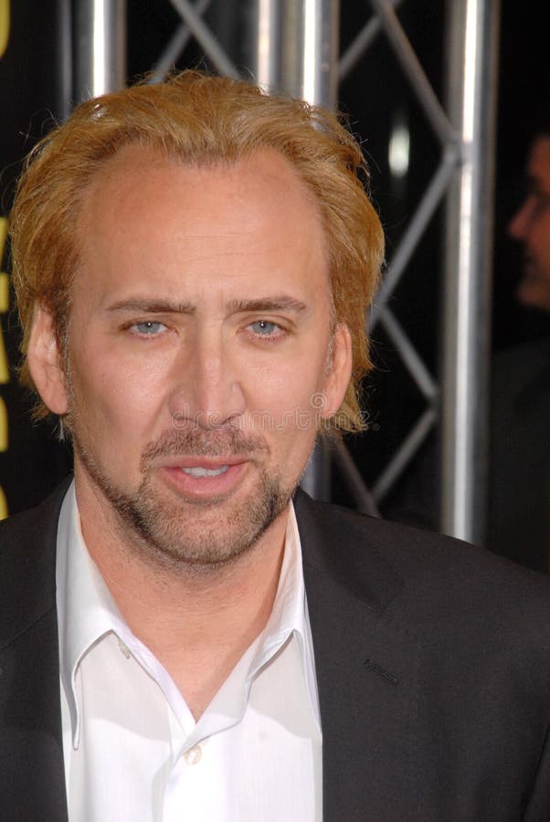 Nicolas Cage stock photography