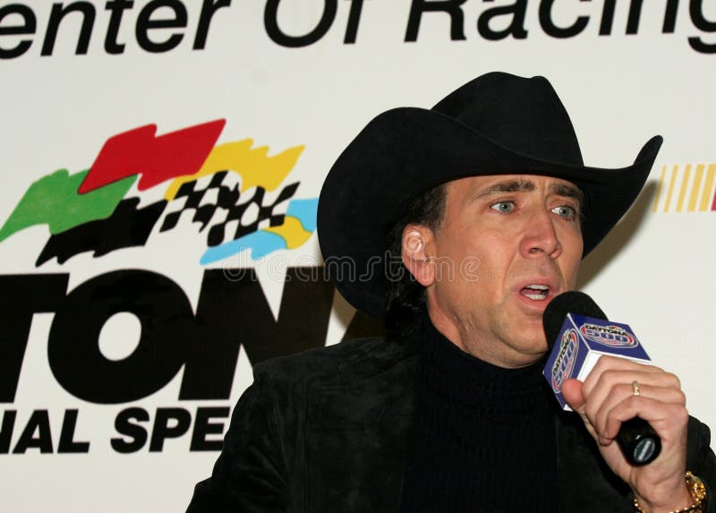 Nicolas Cage dient als Großmarschall lizenzfreies stockbild Nicolas Cage dient als Großmarschall lizenzfreies stockbild