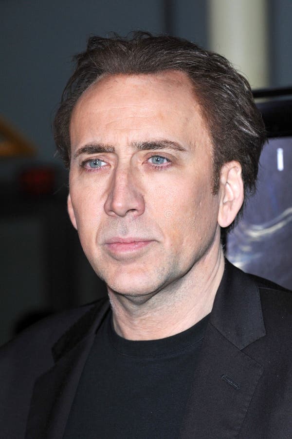 Nicolas Cage editorial stock photo. Image of angry, carpet - 25372383