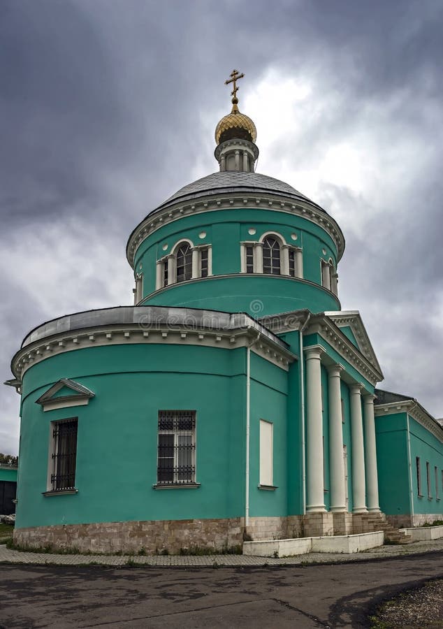 Nicolas, the Warrior church, city of Kashira, Russia. Years of construction and reconstruction - 1688, 1815. Nicolas, the Warrior church, city of Kashira, Russia. Years of construction and reconstruction - 1688, 1815