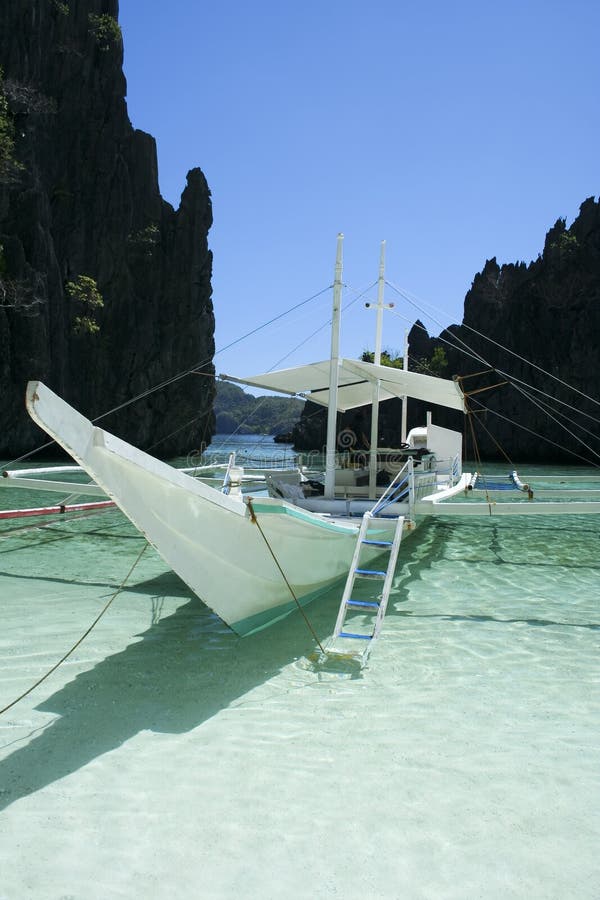 nido philippines för bankafartygel royaltyfri fotografi nido philippines för bankafartygel royaltyfri fotografi