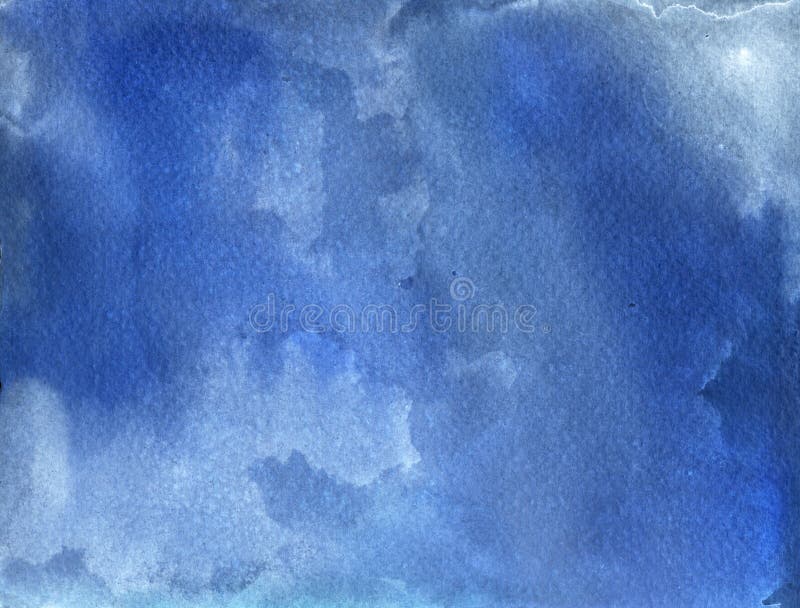 Blue watercolor background. Abstract coloured texture paper. Blue watercolor background. Abstract coloured texture paper