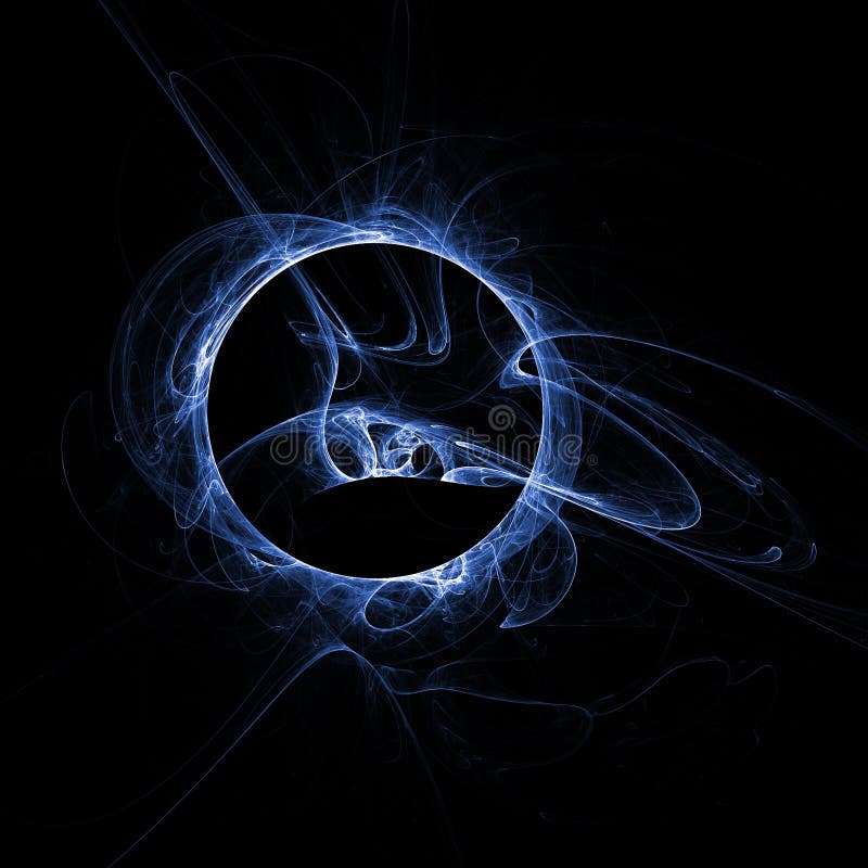 Blue twirl lighting background. Blue twirl lighting background