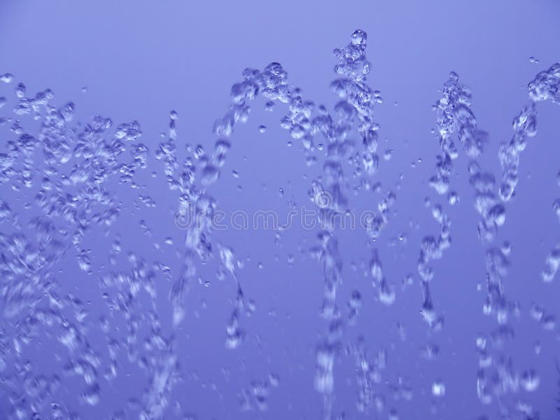 Niebieski kropli wody
