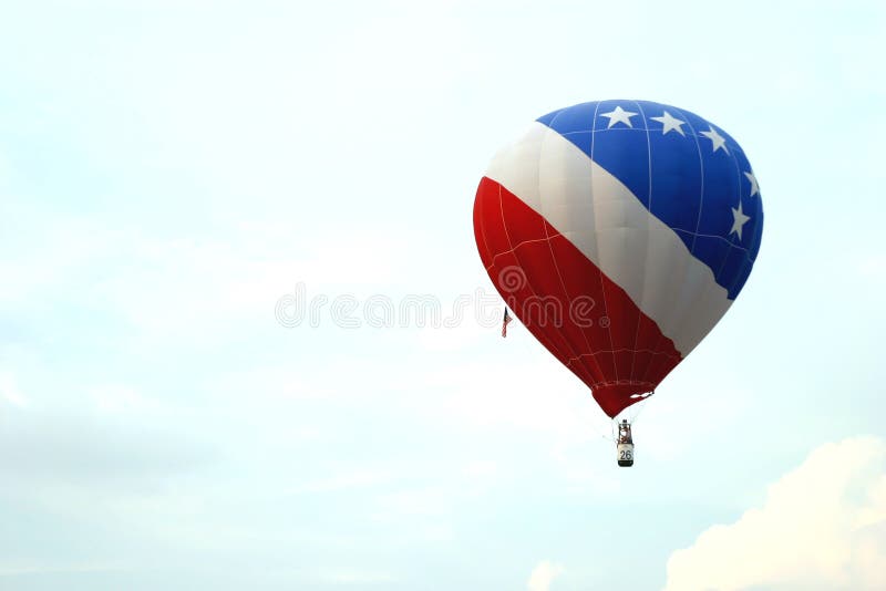 A patriotic hot air balloon flies at a Texas balloon festival just a couple of weeks after the Sept. 11, 2001, terrorist attacks. A patriotic hot air balloon flies at a Texas balloon festival just a couple of weeks after the Sept. 11, 2001, terrorist attacks.