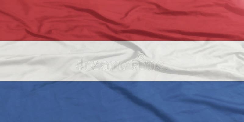 Niederländische Flaggenwinde schließen stockfotos