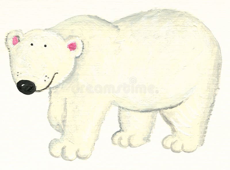 niedźwiadkowy biegunowy biel ilustracja wektor niedźwiadkowy biegunowy biel ilustracja wektor