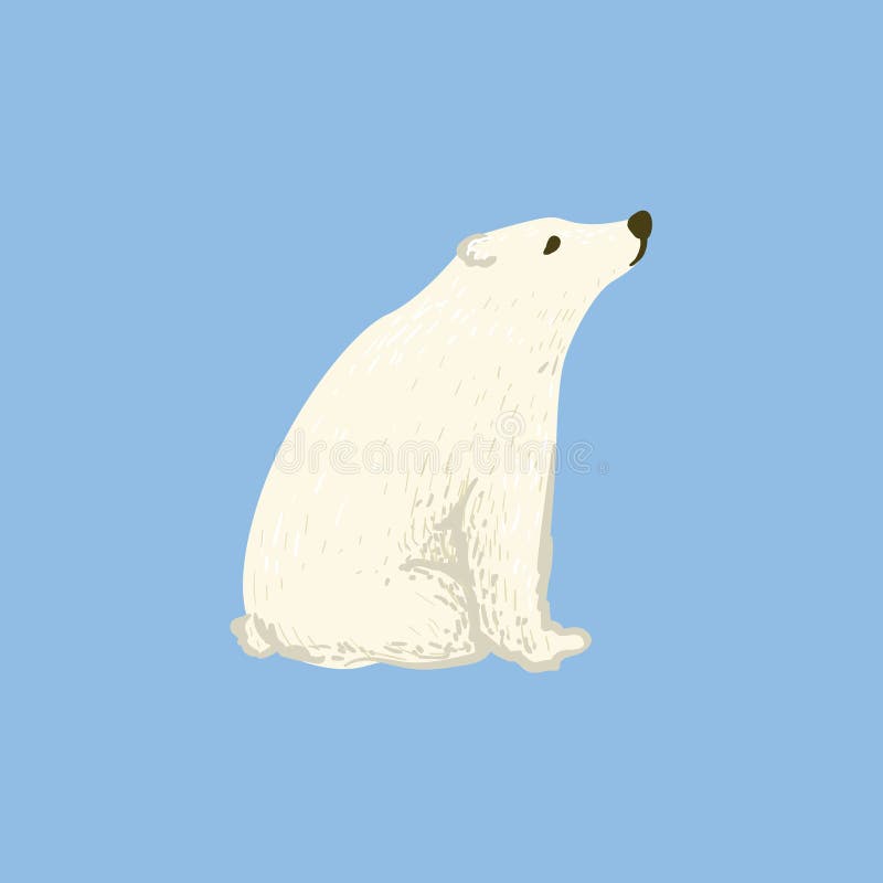 Niedźwiedź Polarny Jako Krajowy Kanadyjski kultura symbol ilustracji Niedźwiedź Polarny Jako Krajowy Kanadyjski kultura symbol ilustracji