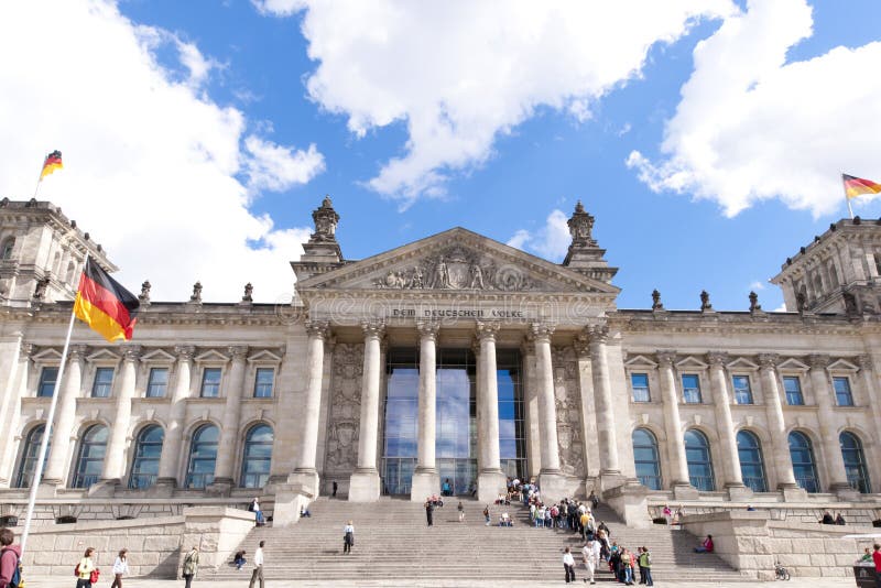 Niemiecki parlament Bundestag w Berlin, Niemcy obrazy stock Niemiecki parlament Bundestag w Berlin, Niemcy obrazy stock