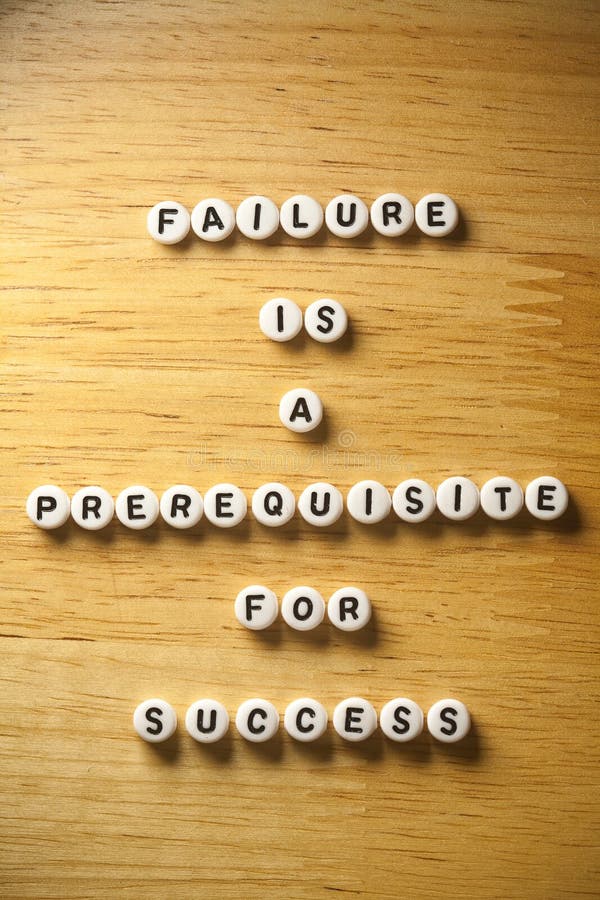 Niepowodzenie jest prerequisite dla sukcesu