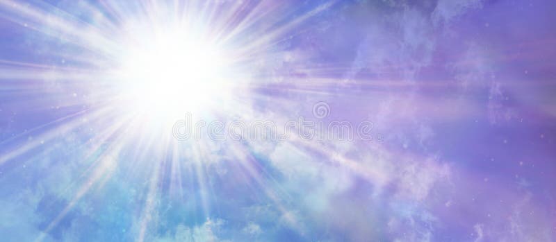 Huge star burst and heavenly celestial clouds and cosmic background with plenty of copy space. Huge star burst and heavenly celestial clouds and cosmic background with plenty of copy space