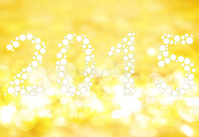 Nieuw jaar 2015 royalty-vrije illustratie