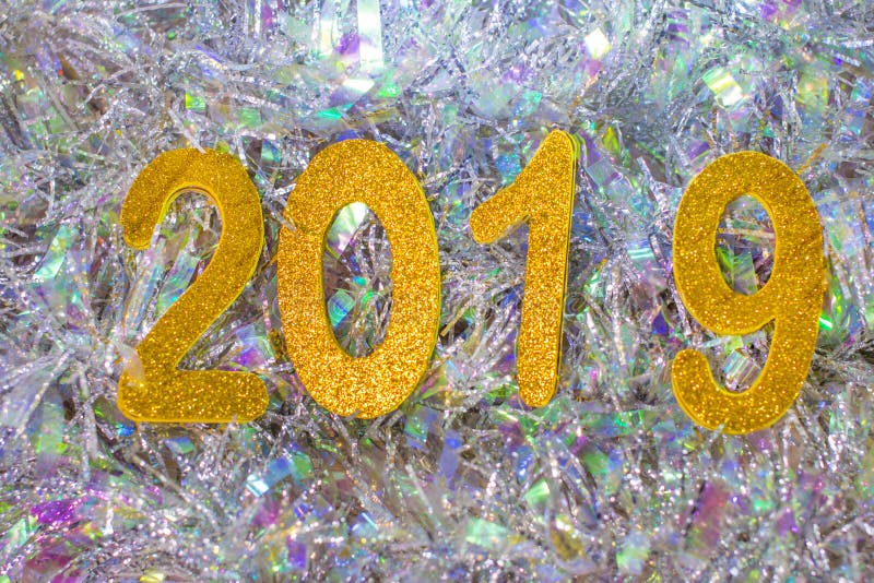 nieuw jaar 2019 cijfers royalty-vrije stock fotografie nieuw jaar 2019 cijfers royalty-vrije stock fotografie