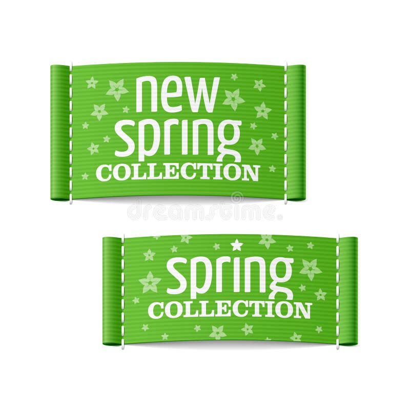 Nieuwe de lenteinzameling stock illustratie Nieuwe de lenteinzameling stock illustratie