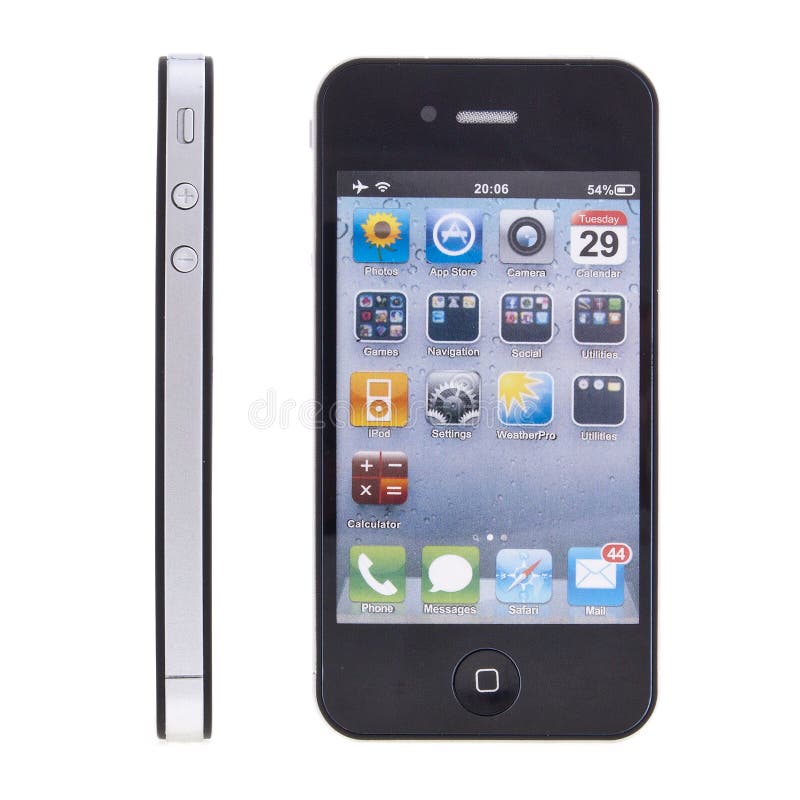 Nieuwe Apple iPhone 4 royalty-vrije stock fotografie