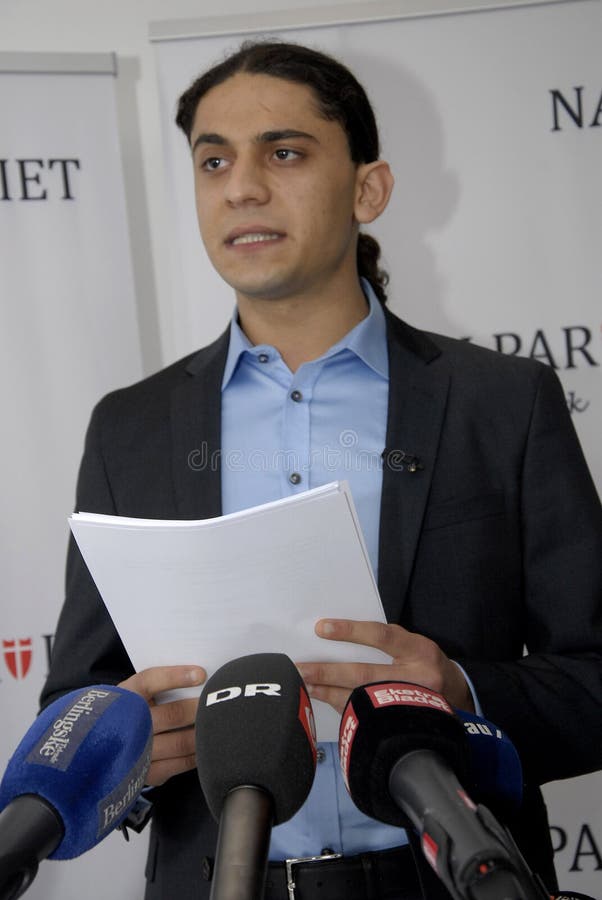 NIEUWE NATIONAPARTY-PERSCONFERENTIE stock foto