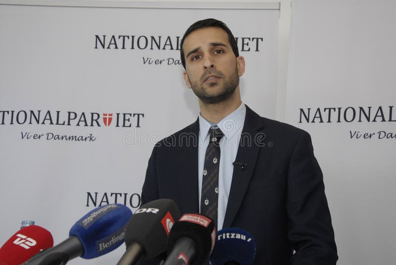 NIEUWE NATIONAPARTY-PERSCONFERENTIE royalty-vrije stock afbeelding