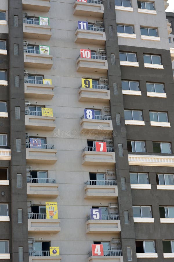 Cairo, Egypt, June 26 2022: new residential developmental housing apartments in downtown Cairo at the river Nile bank, real estate infrastructure development project, selective focus. Cairo, Egypt, June 26 2022: new residential developmental housing apartments in downtown Cairo at the river Nile bank, real estate infrastructure development project, selective focus