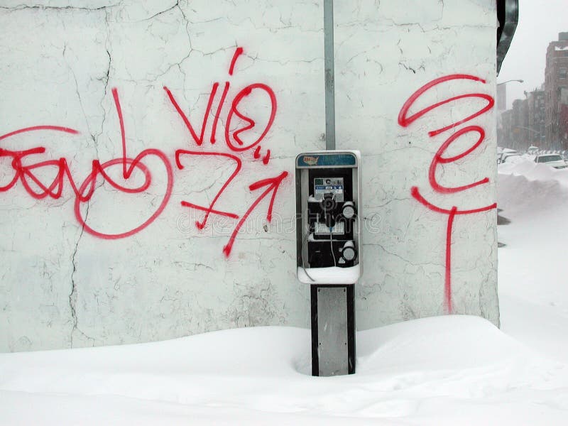 Nieve de Brooklyn imágenes de archivo libres de regalías