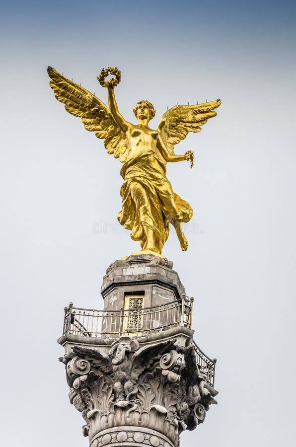 Niezależność zabytek przy Paseo De Los angeles Reforma fotografia stock Niezależność zabytek przy Paseo De Los angeles Reforma fotografia stock