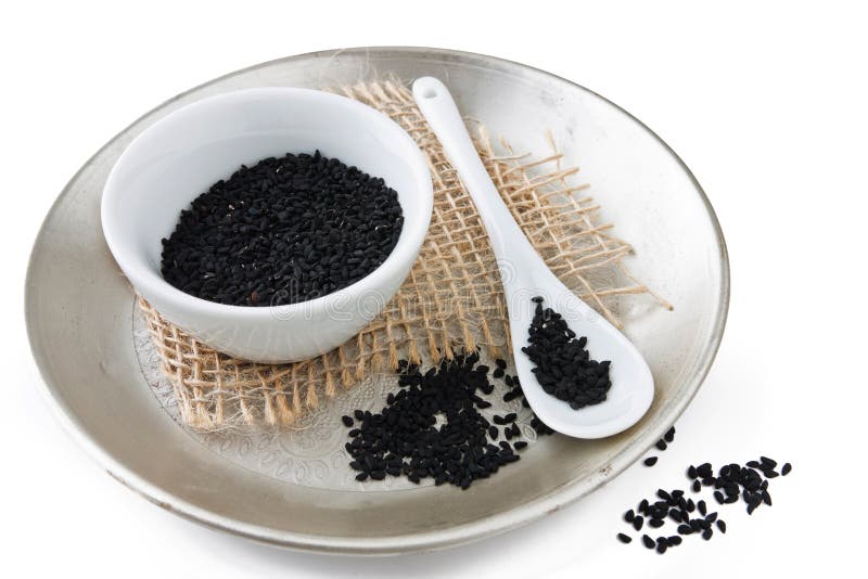 Nigella Sativastartwert für zufallsgenerator stockbilder