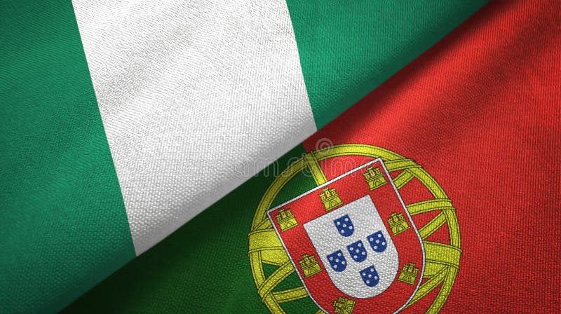 Nigeria and Portugal Two Flags Textile Cloth, Fabric Texture Stock  Illustration - Illustration of competition, partnership: 147475532