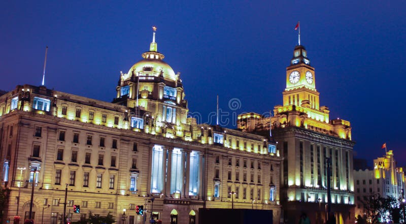 Night of the Bund the Historic Streets of Shanghai Feature Important ...