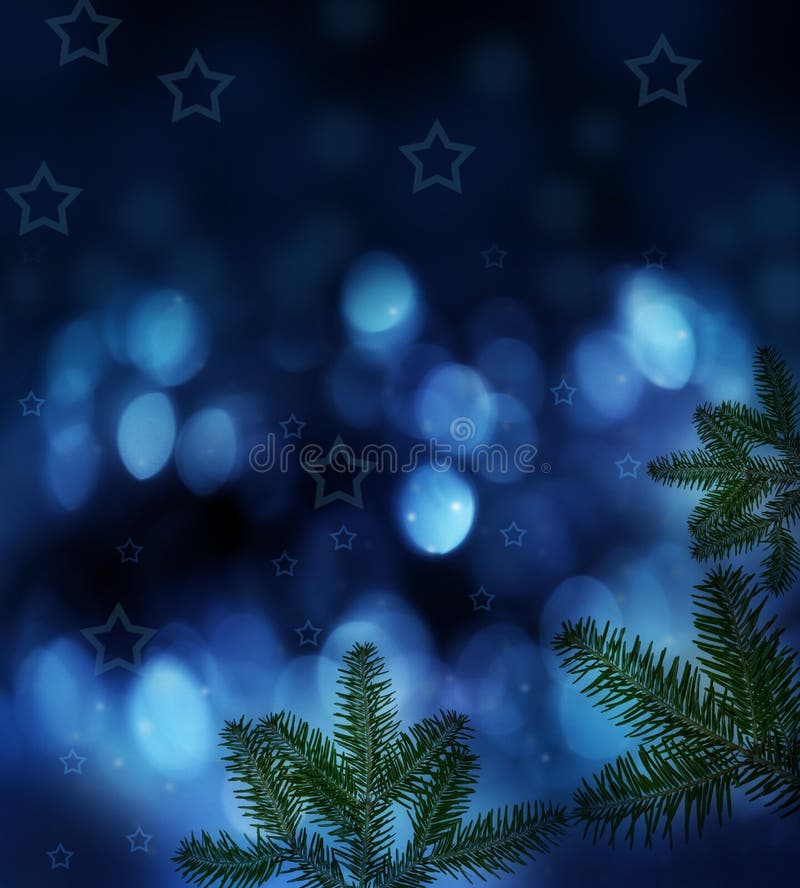 Night christmas background