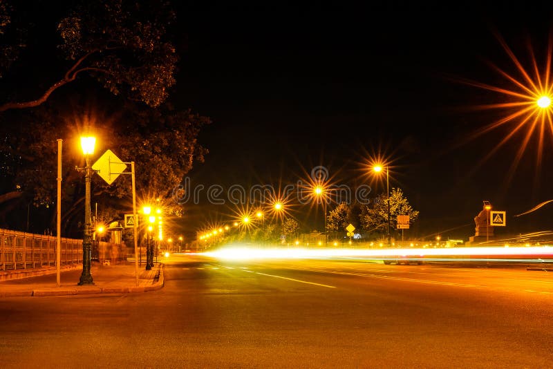 Night City Street Lights, Bokeh, Background, Darkness. the Light from the  Lanterns. Light Loop from the Headlights. Stock Photo - Image of nightlife,  blue: 122840086