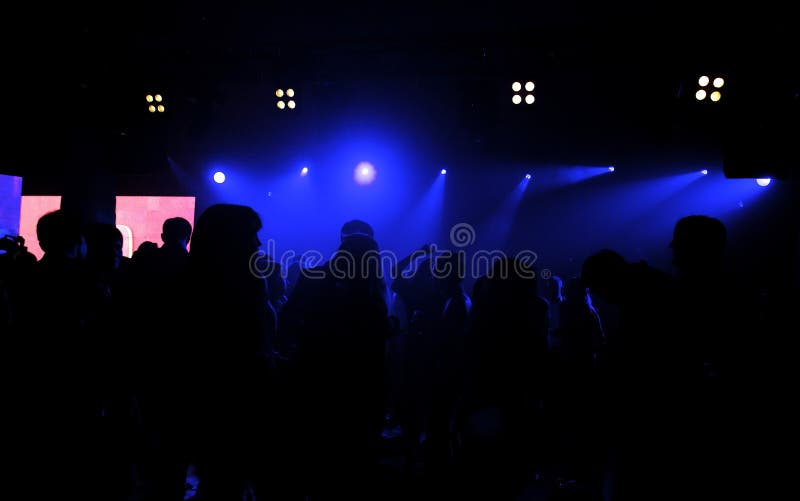 Night club stock photo. Image of nightclub, arms, concert - 7114586