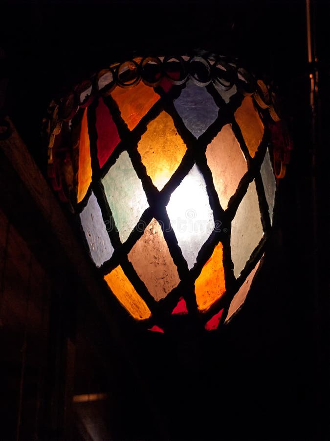 Night colorful lantern on the background of night royalty free stock image Night colorful lantern on the background of night royalty free stock image