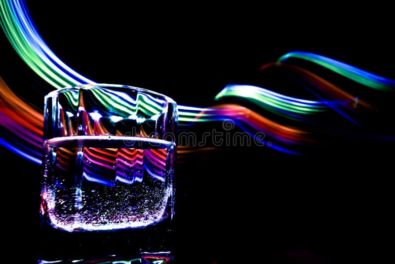 In the night stock photo. Image of night, glass, colorful 34540022