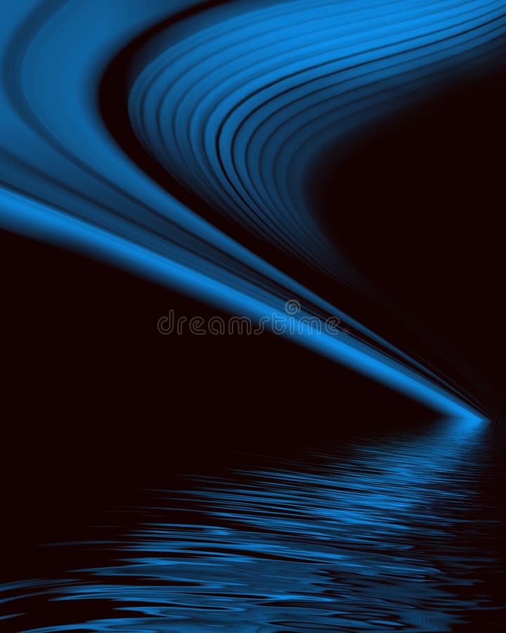 Night illustration royalty free stock image