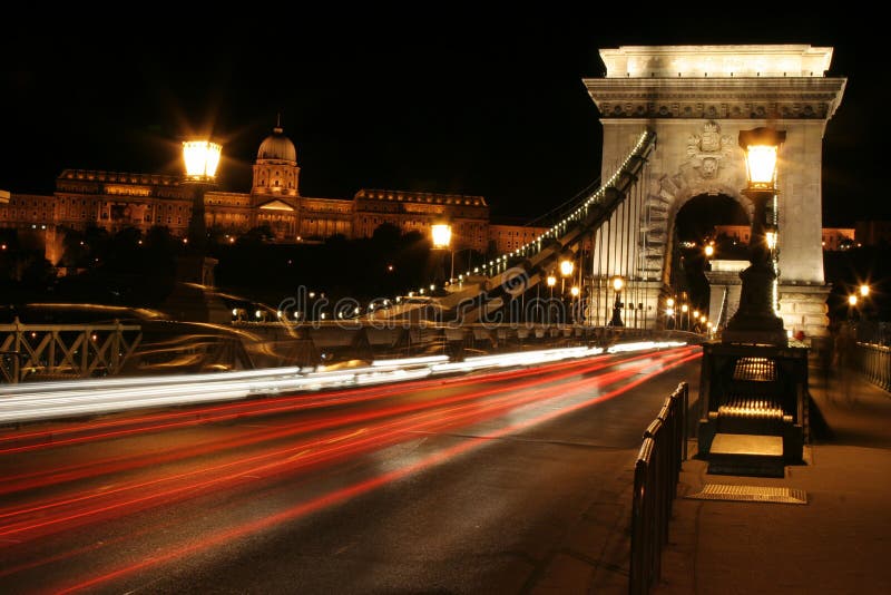 Night light in budapest.