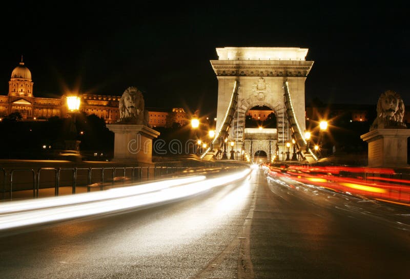 Night light in budapest.