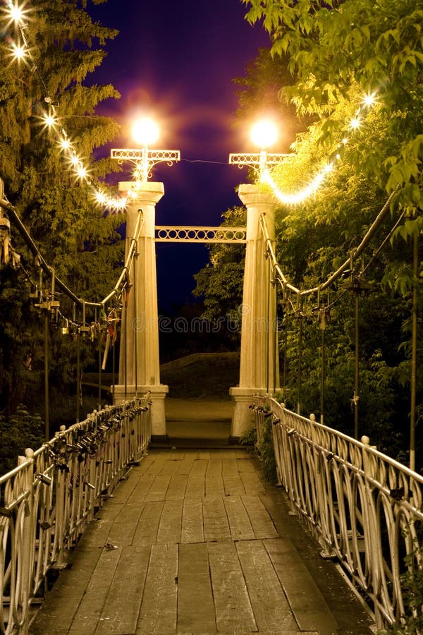 Night city lights stock image. Image of light, traffic 7508747