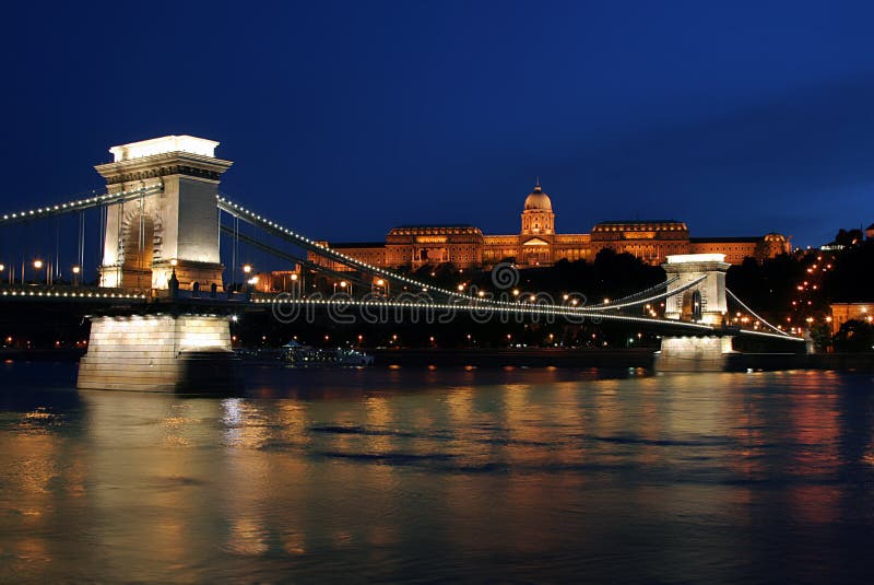 Night lights in Budapest. 10.