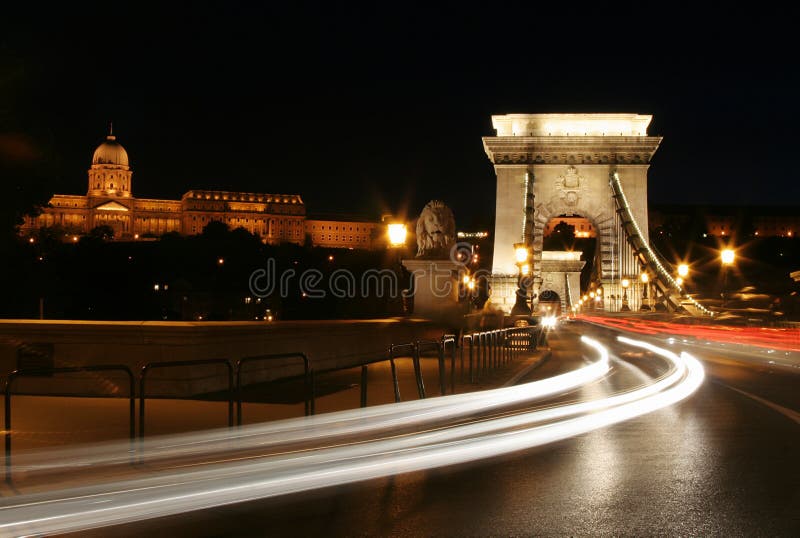 Night lights in budapest.