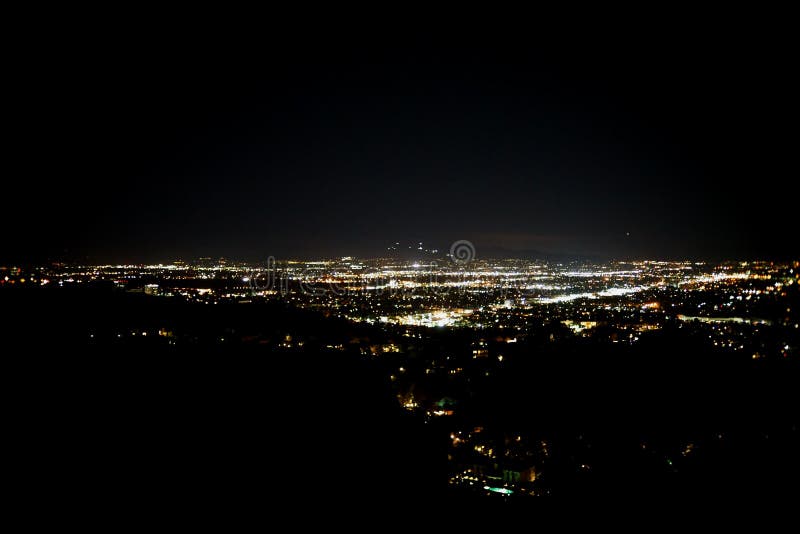 Night Lights Los Angeles stock photo. Image of states 67239862