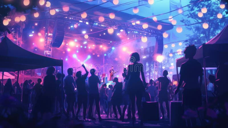 Bad Bunny Concert 2026 - Get Ready to Dance! 4 Vibrant concert crowd enjoying a performance in 2026