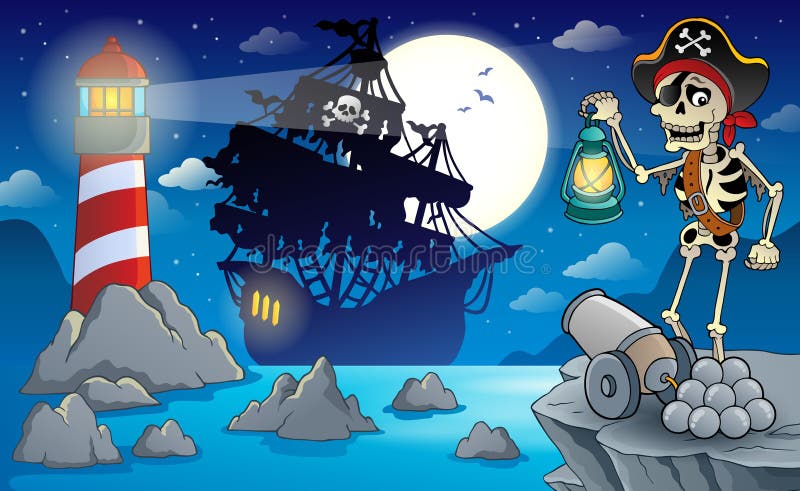 Night pirate scenery 2