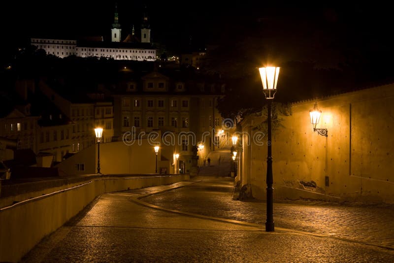 Night Prague scenery