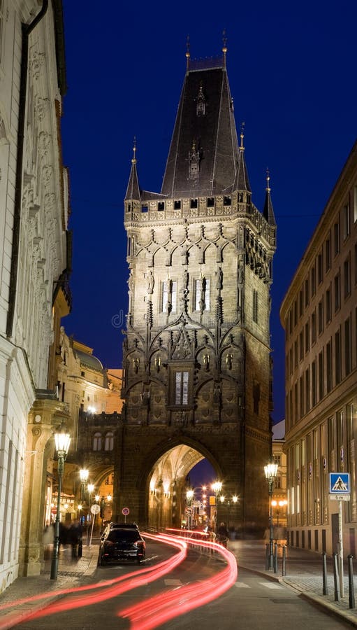 Night Prague scenery