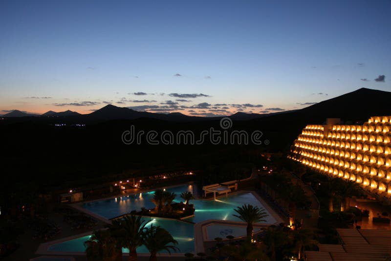 Night resort, Canaries Island Lazarote