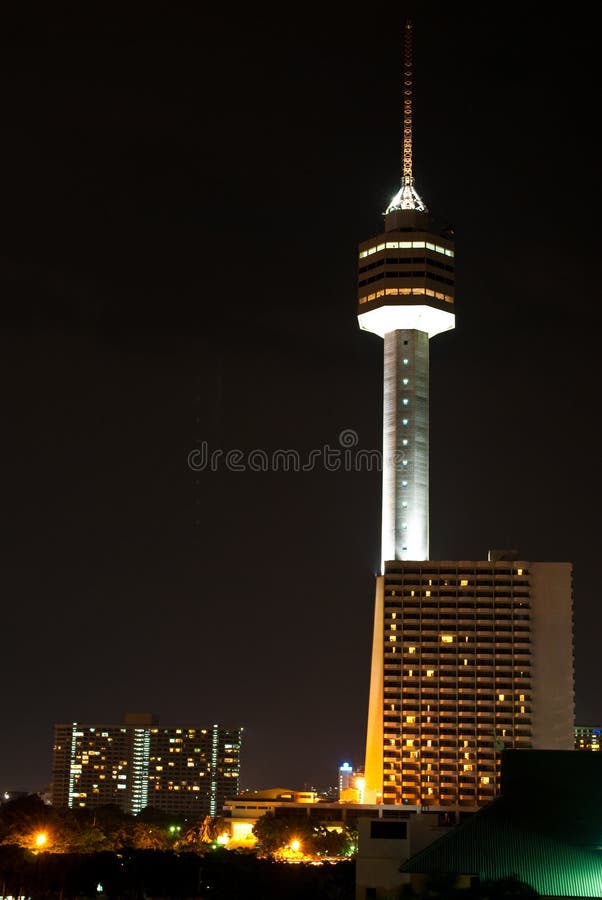 Night scence at Pattaya, Thailand.