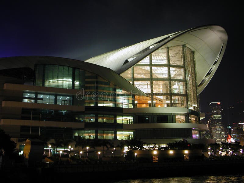 Night scene of architecture structure royalty free stock photo