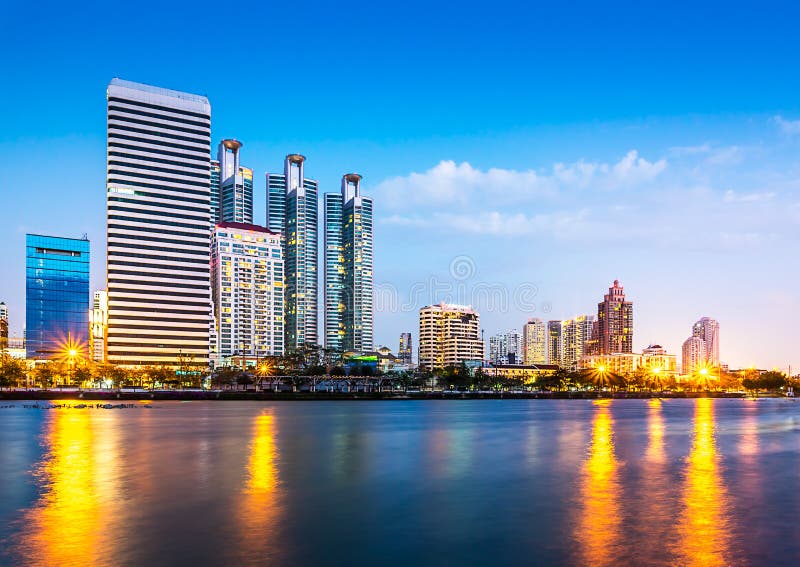 Night scene cityscape stock photos