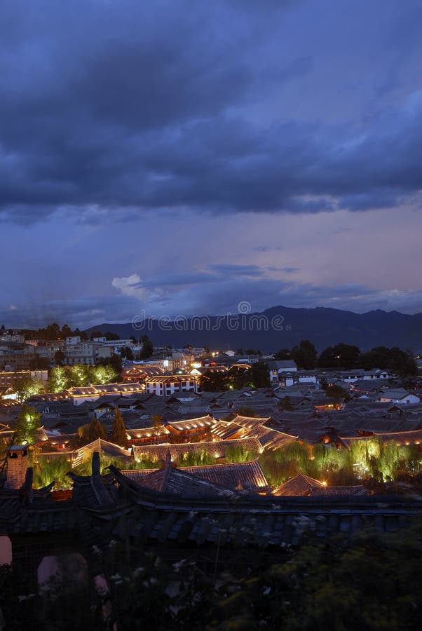 Night scene of Lijiang